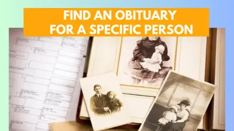 find an obituary for a specific person